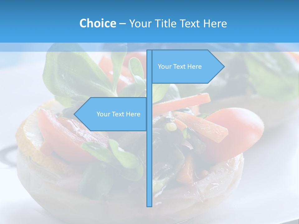Lemon Purslane Restaurant PowerPoint Template