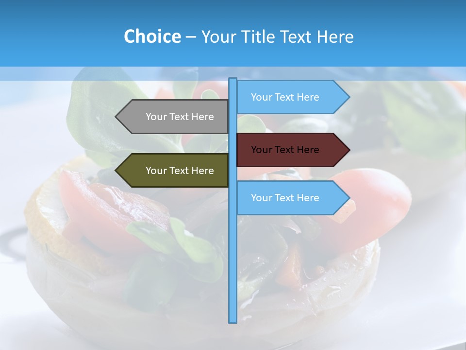 Lemon Purslane Restaurant PowerPoint Template