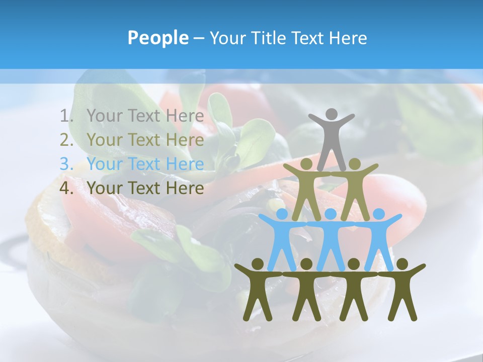 Lemon Purslane Restaurant PowerPoint Template