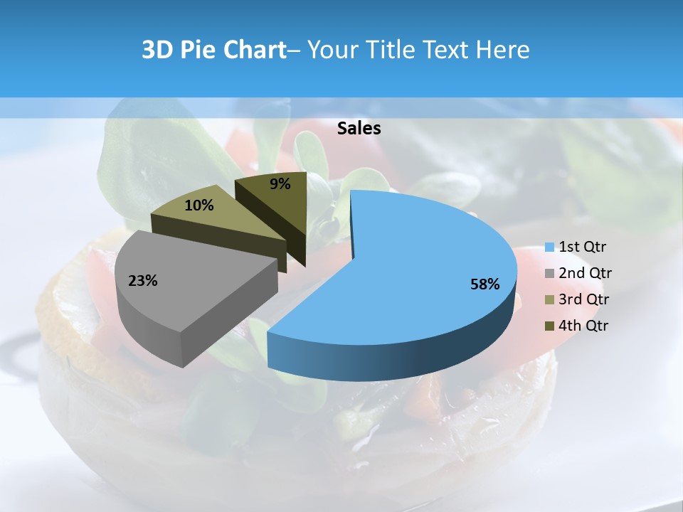 Lemon Purslane Restaurant PowerPoint Template