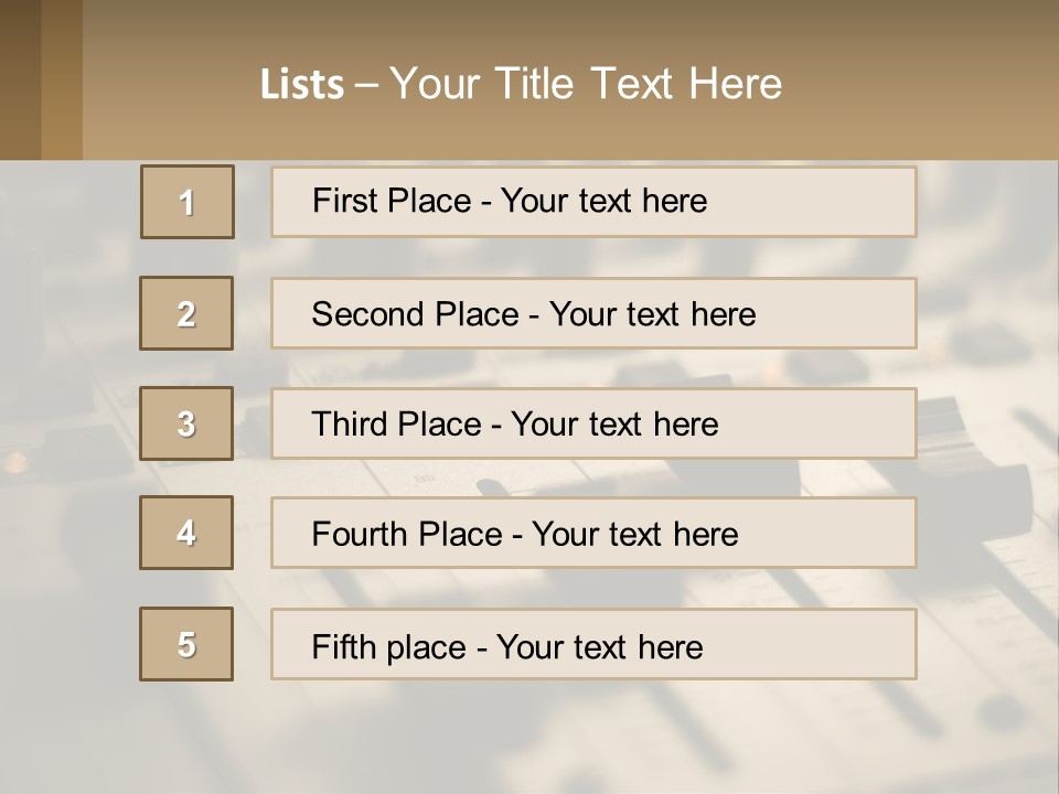 Tone Black Bass PowerPoint Template