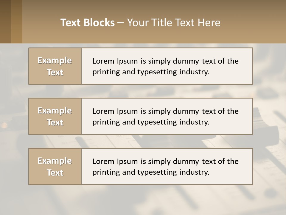 Tone Black Bass PowerPoint Template