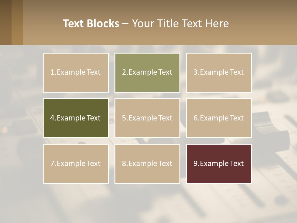 Tone Black Bass PowerPoint Template