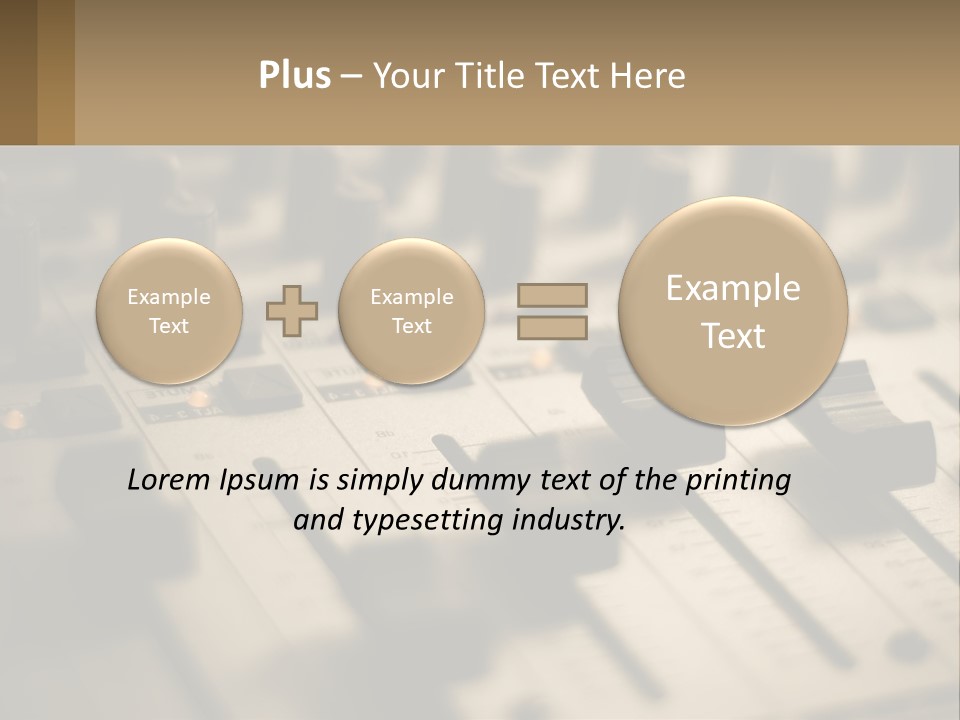 Tone Black Bass PowerPoint Template
