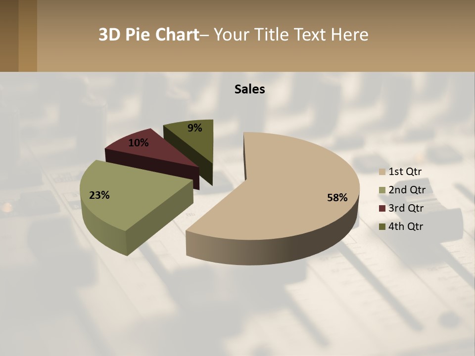 Tone Black Bass PowerPoint Template