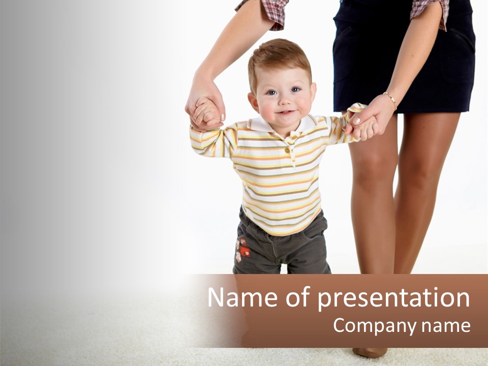 Kid Family Daughter PowerPoint Template