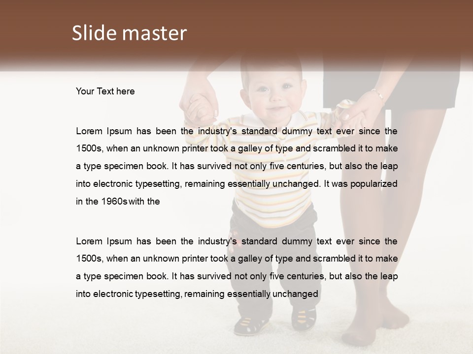 Kid Family Daughter PowerPoint Template