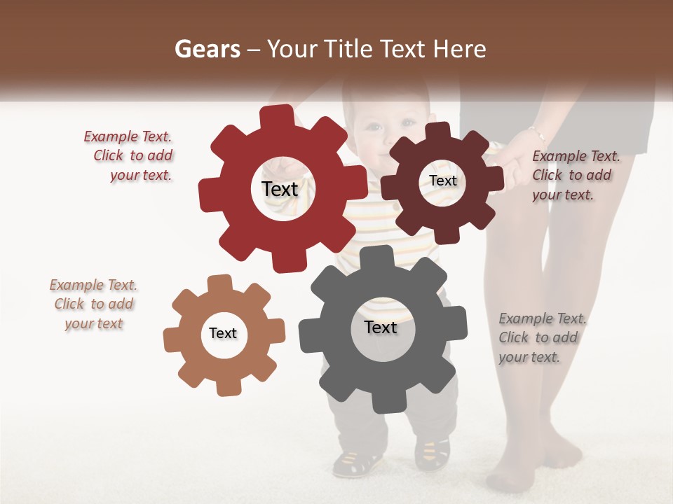 Kid Family Daughter PowerPoint Template