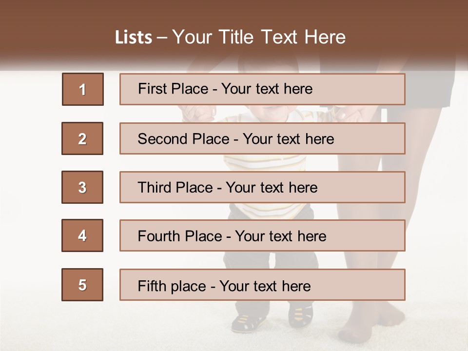 Kid Family Daughter PowerPoint Template