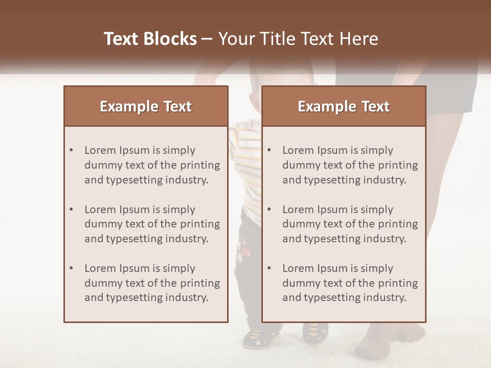 Kid Family Daughter PowerPoint Template