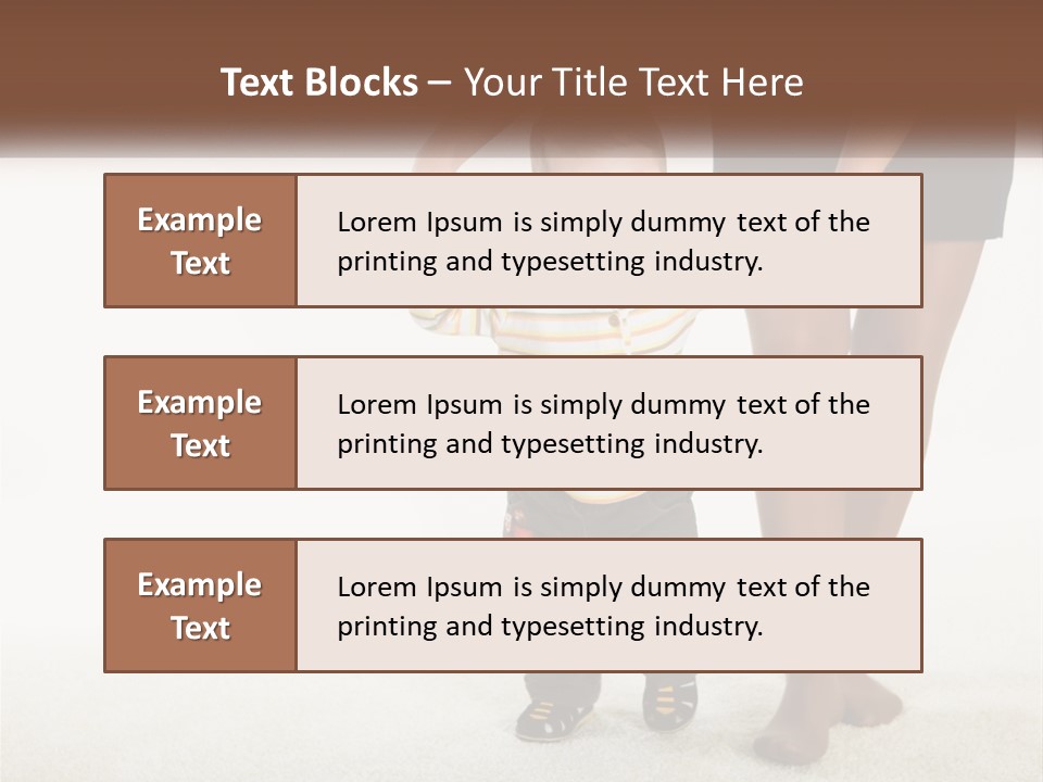 Kid Family Daughter PowerPoint Template