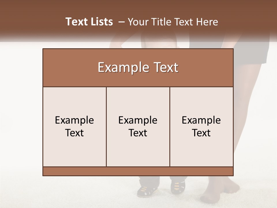 Kid Family Daughter PowerPoint Template