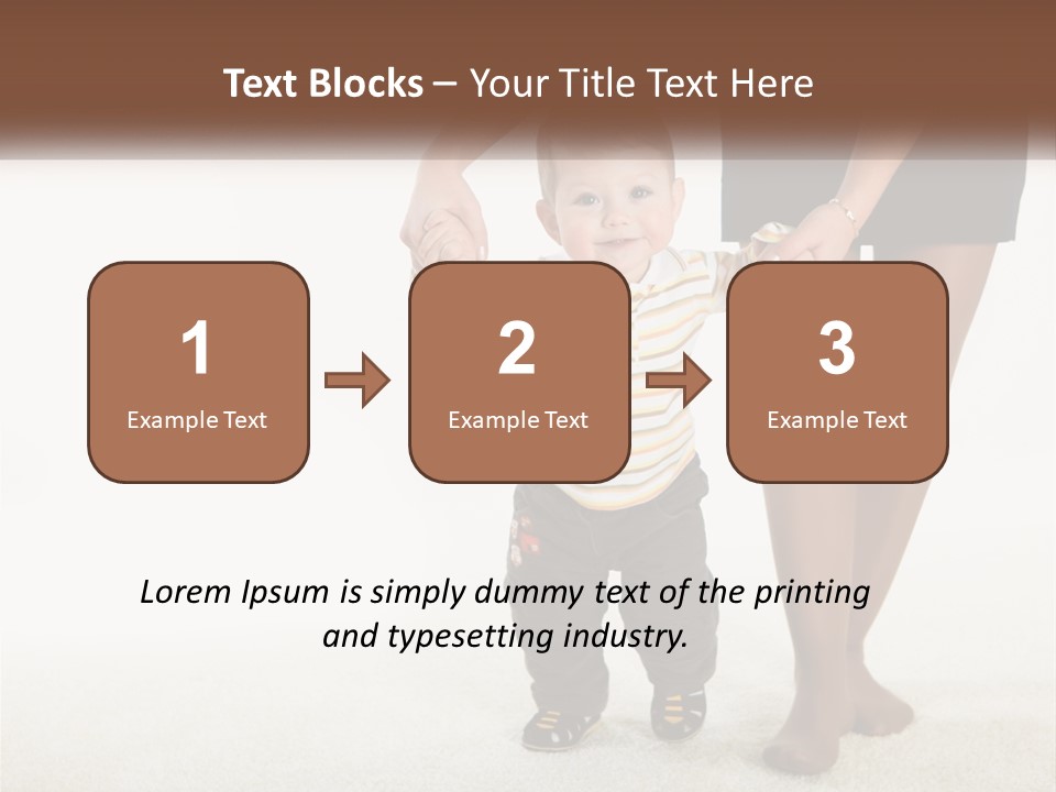 Kid Family Daughter PowerPoint Template