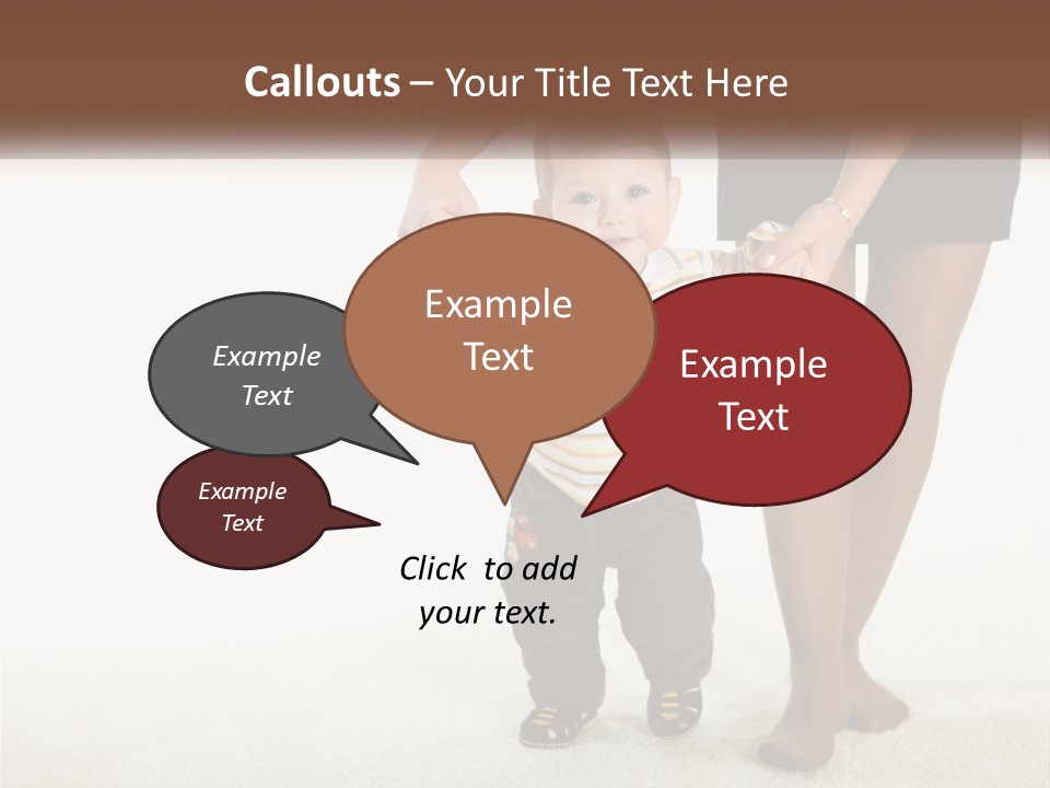 Kid Family Daughter PowerPoint Template