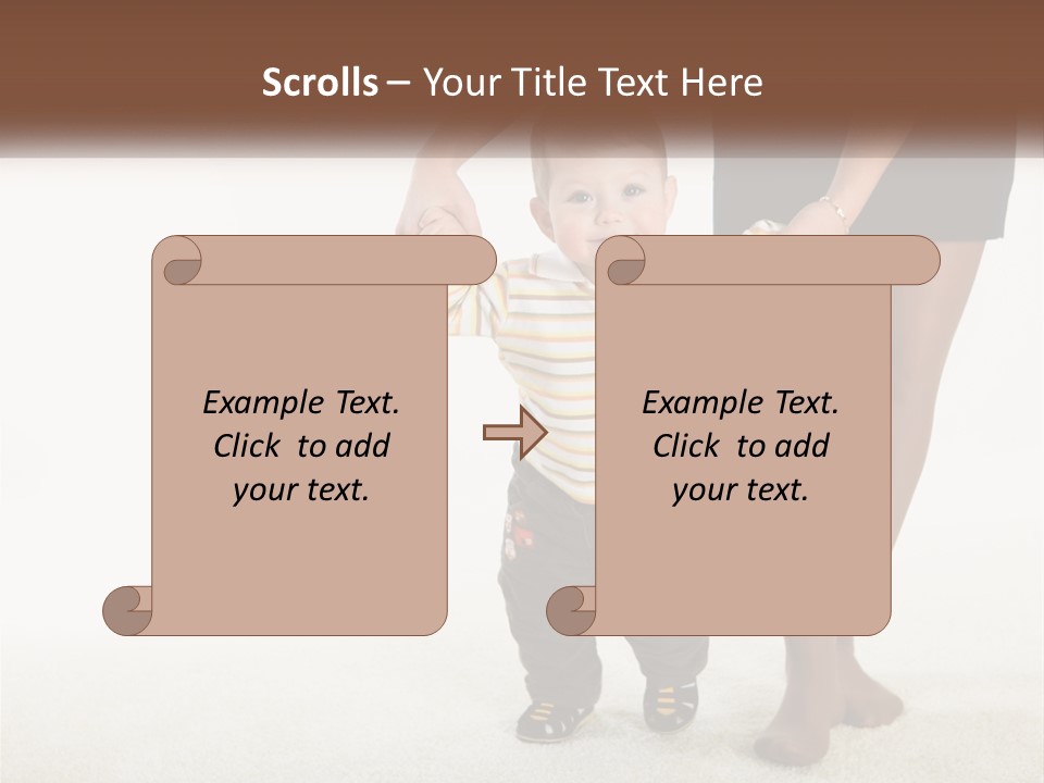 Kid Family Daughter PowerPoint Template