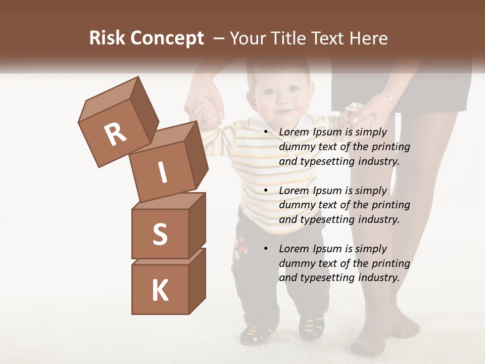 Kid Family Daughter PowerPoint Template