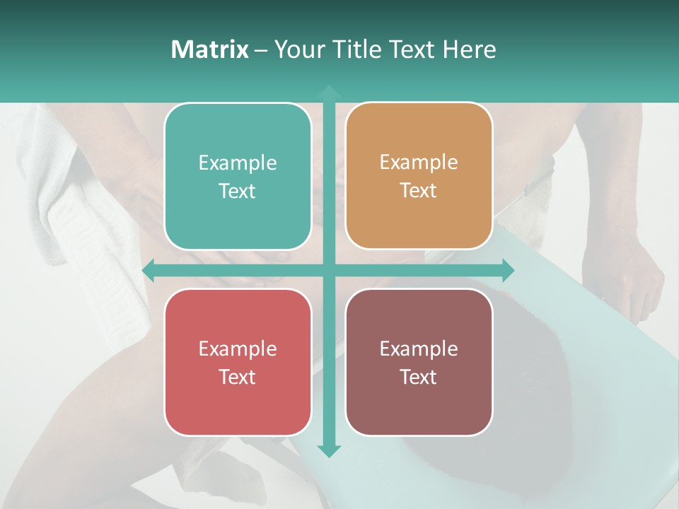 A Man Getting A Back Massage From A Man In A Chair PowerPoint Template