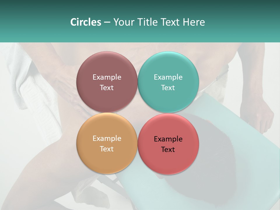 A Man Getting A Back Massage From A Man In A Chair PowerPoint Template