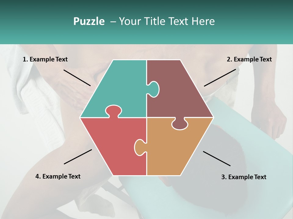 A Man Getting A Back Massage From A Man In A Chair PowerPoint Template