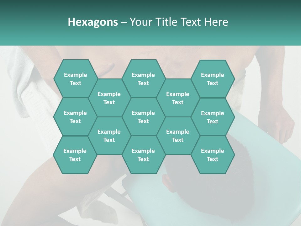 A Man Getting A Back Massage From A Man In A Chair PowerPoint Template