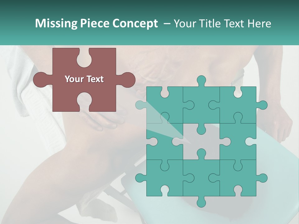 A Man Getting A Back Massage From A Man In A Chair PowerPoint Template