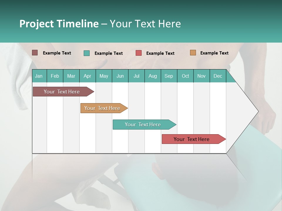A Man Getting A Back Massage From A Man In A Chair PowerPoint Template