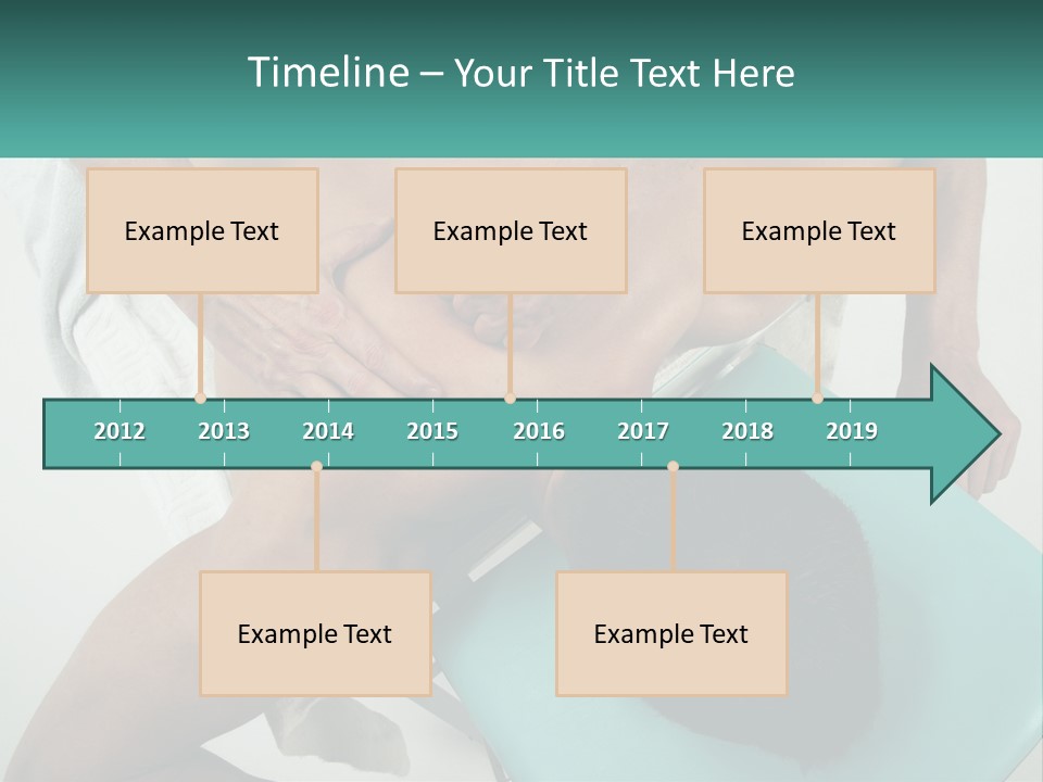 A Man Getting A Back Massage From A Man In A Chair PowerPoint Template
