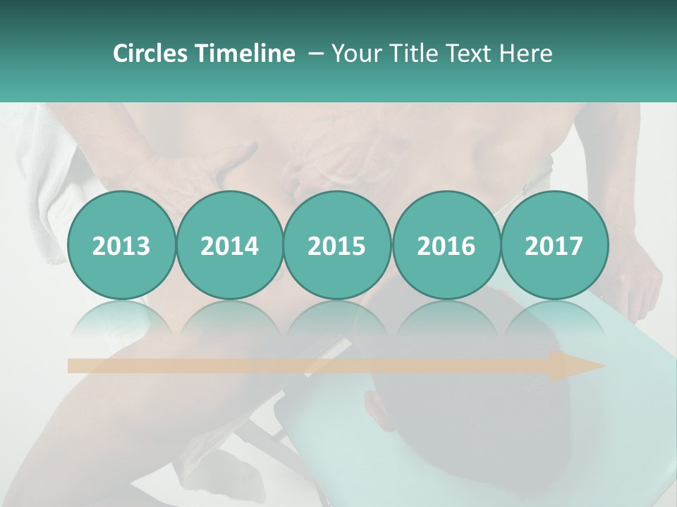 A Man Getting A Back Massage From A Man In A Chair PowerPoint Template