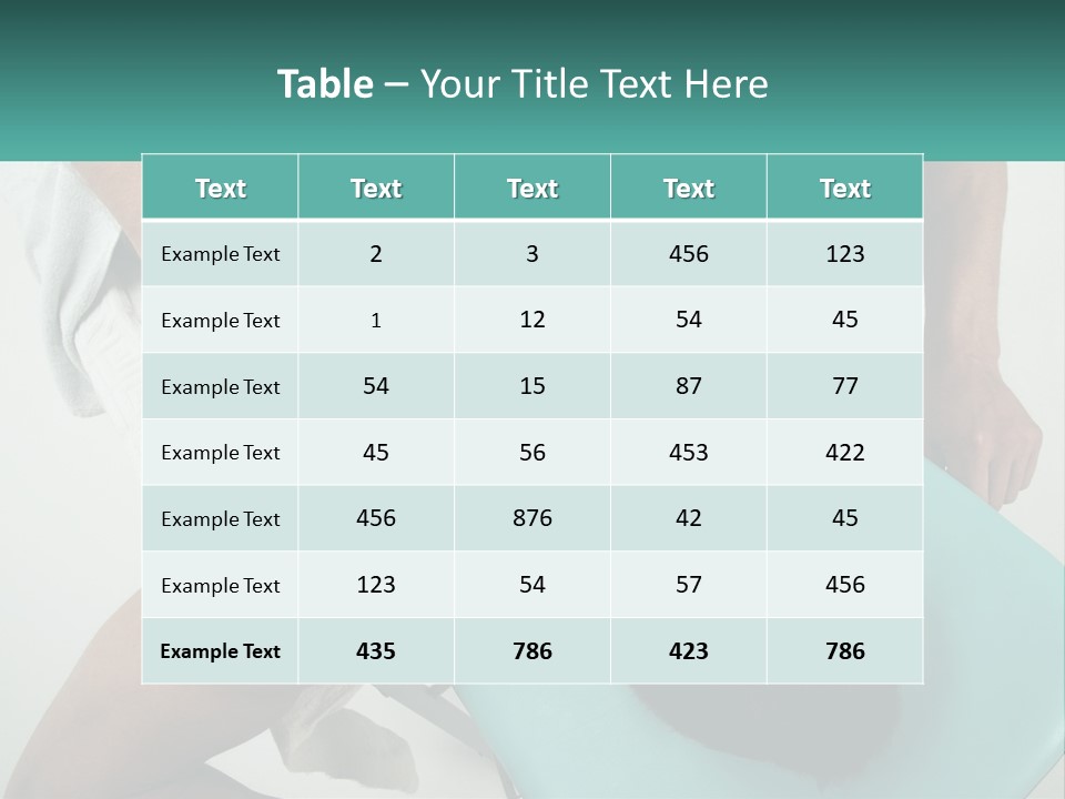 A Man Getting A Back Massage From A Man In A Chair PowerPoint Template
