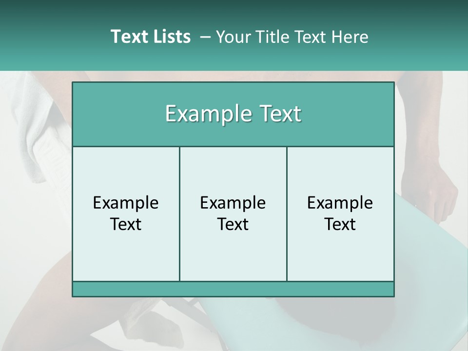 A Man Getting A Back Massage From A Man In A Chair PowerPoint Template