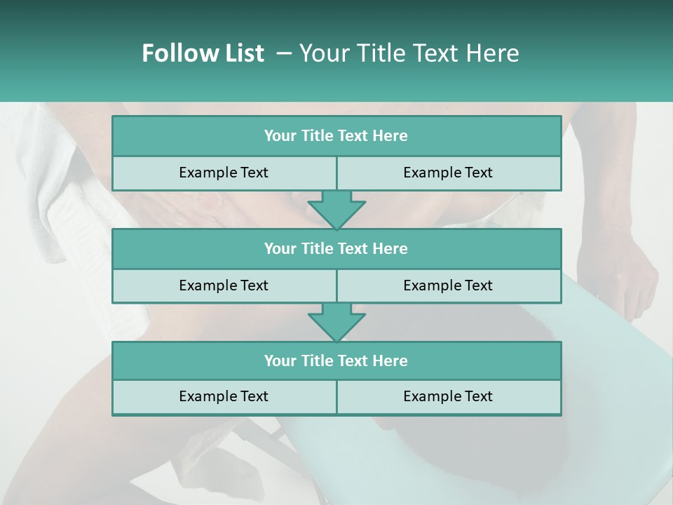 A Man Getting A Back Massage From A Man In A Chair PowerPoint Template