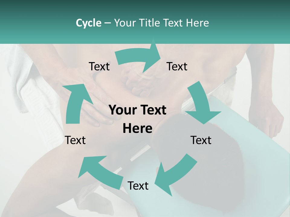 A Man Getting A Back Massage From A Man In A Chair PowerPoint Template