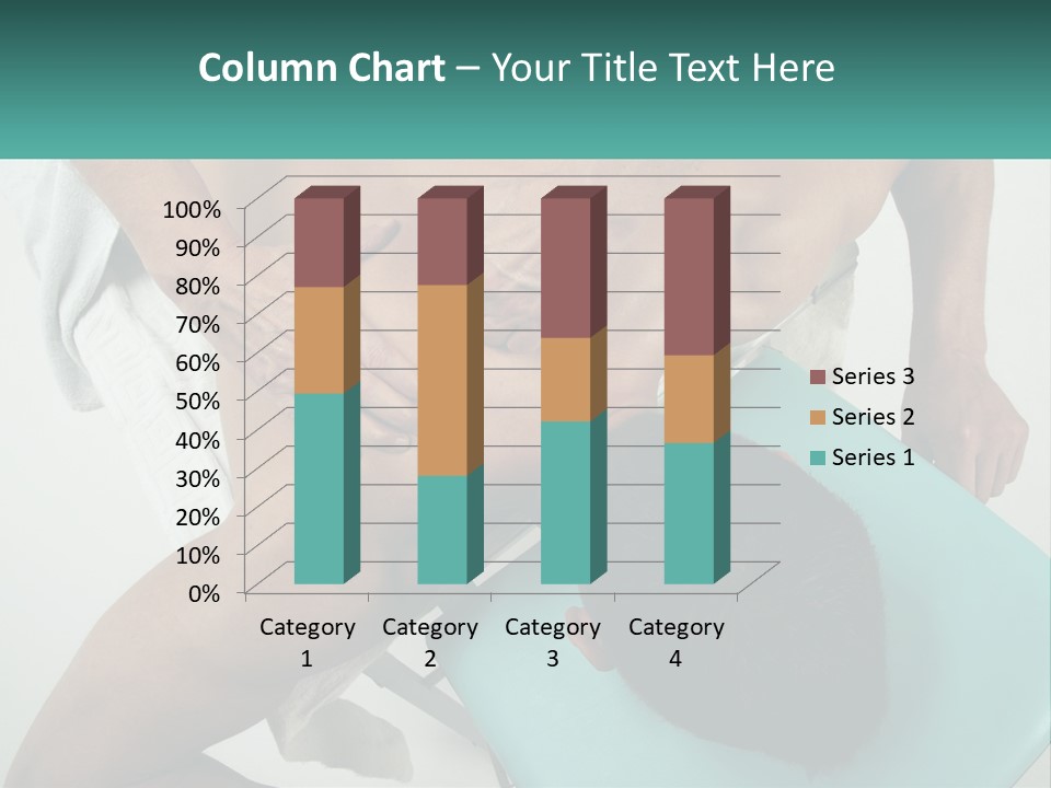 A Man Getting A Back Massage From A Man In A Chair PowerPoint Template