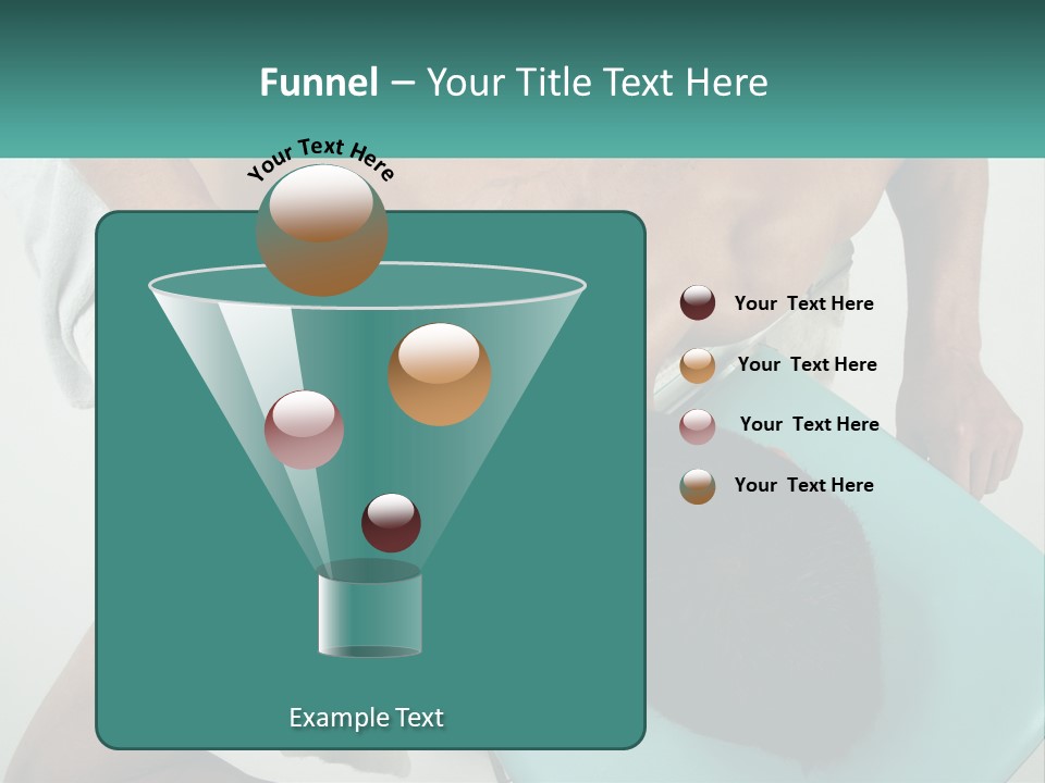 A Man Getting A Back Massage From A Man In A Chair PowerPoint Template