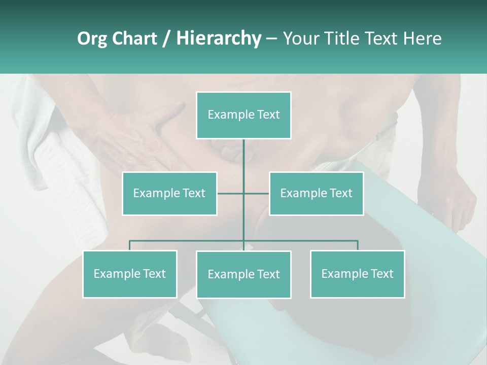 A Man Getting A Back Massage From A Man In A Chair PowerPoint Template