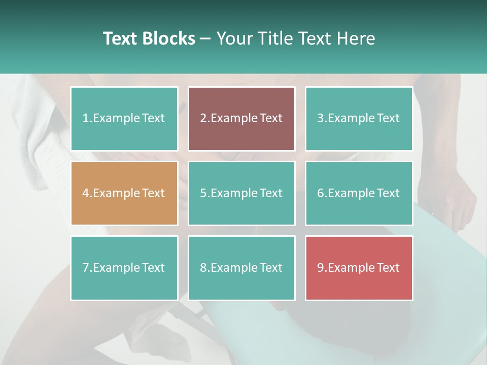 A Man Getting A Back Massage From A Man In A Chair PowerPoint Template