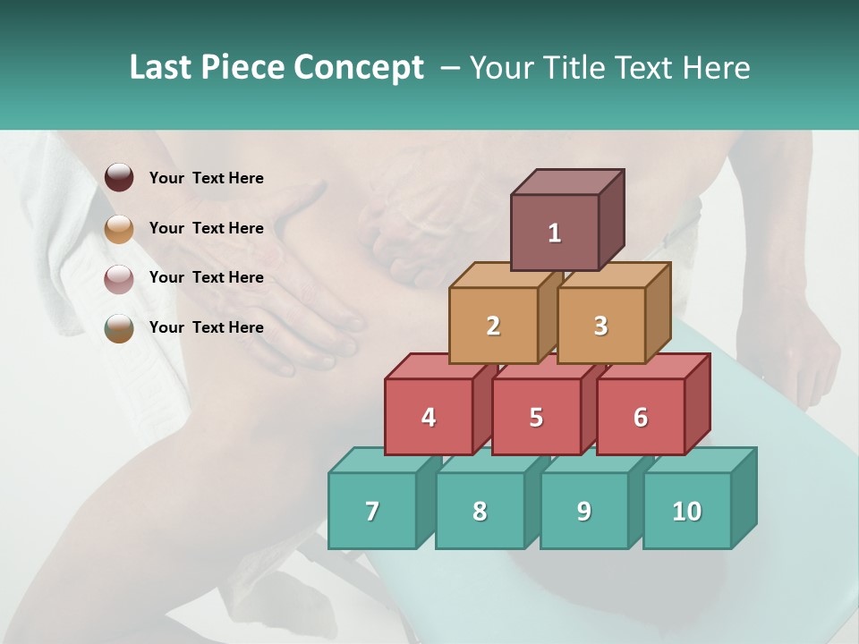 A Man Getting A Back Massage From A Man In A Chair PowerPoint Template