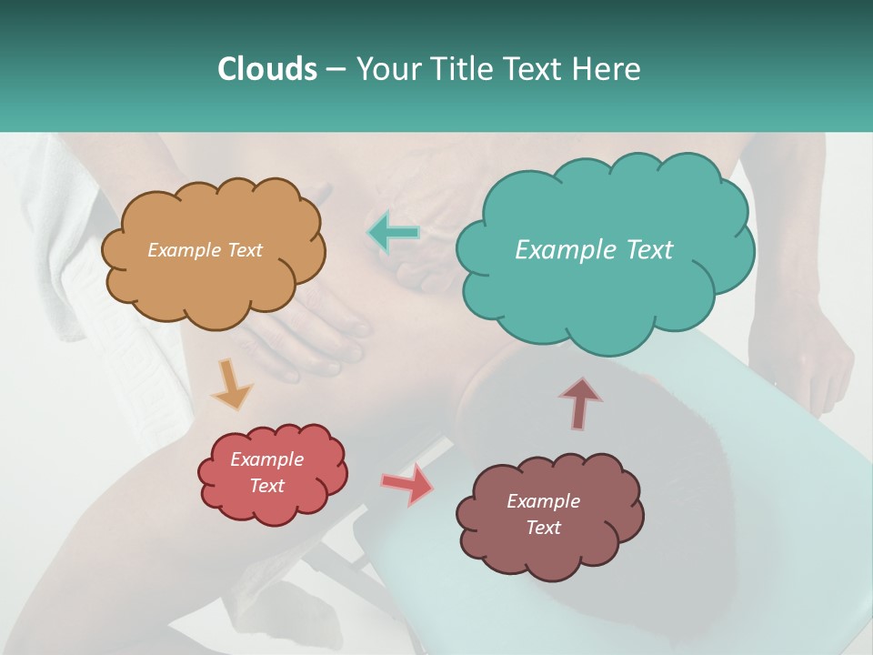A Man Getting A Back Massage From A Man In A Chair PowerPoint Template