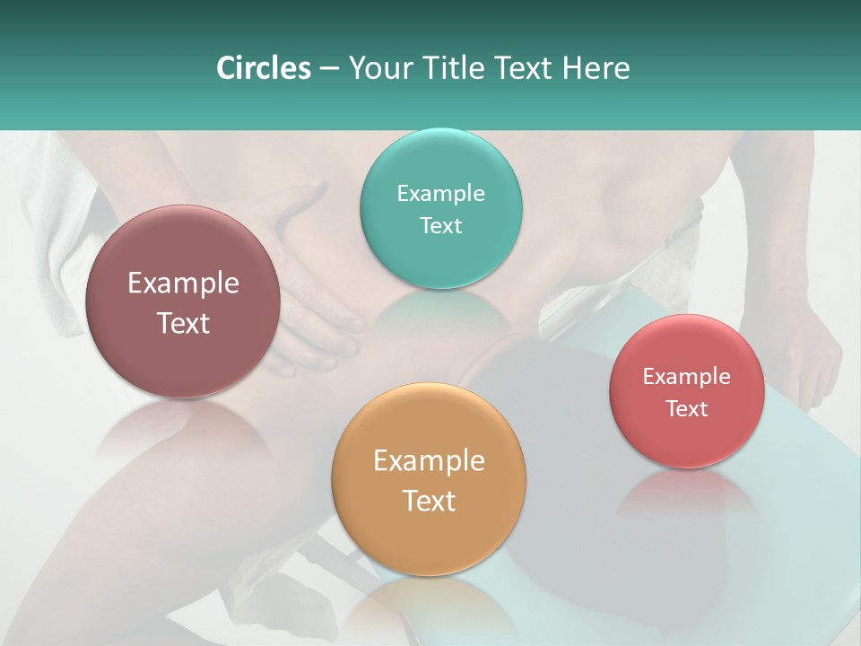 A Man Getting A Back Massage From A Man In A Chair PowerPoint Template