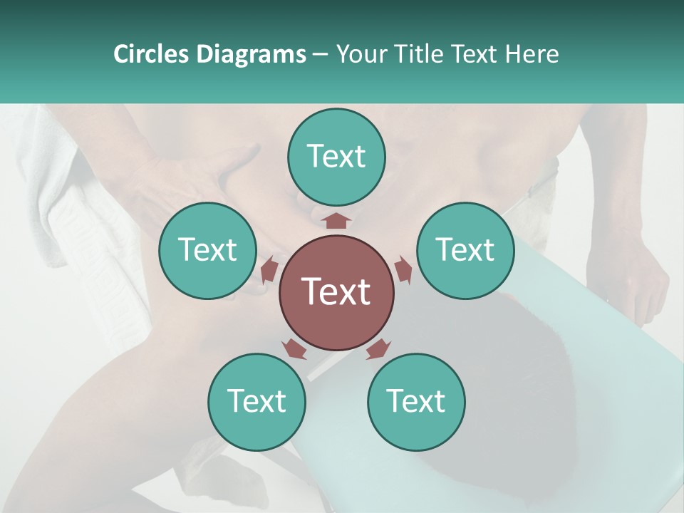 A Man Getting A Back Massage From A Man In A Chair PowerPoint Template