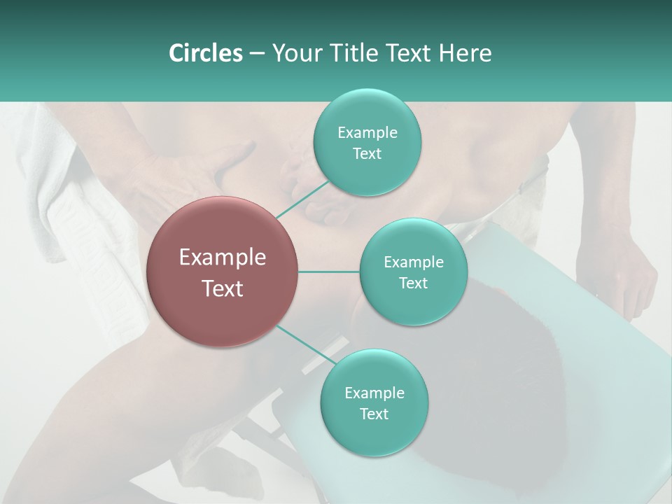 A Man Getting A Back Massage From A Man In A Chair PowerPoint Template