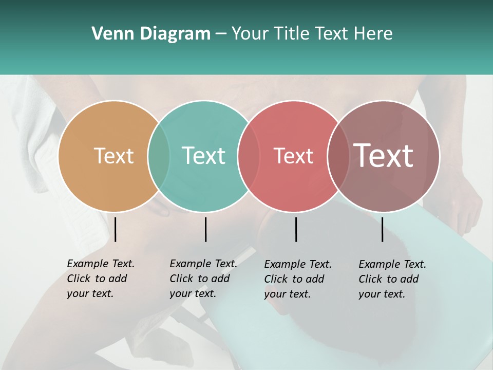 A Man Getting A Back Massage From A Man In A Chair PowerPoint Template