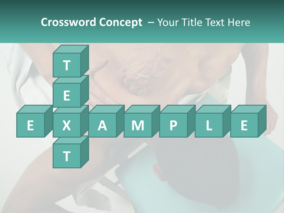 A Man Getting A Back Massage From A Man In A Chair PowerPoint Template