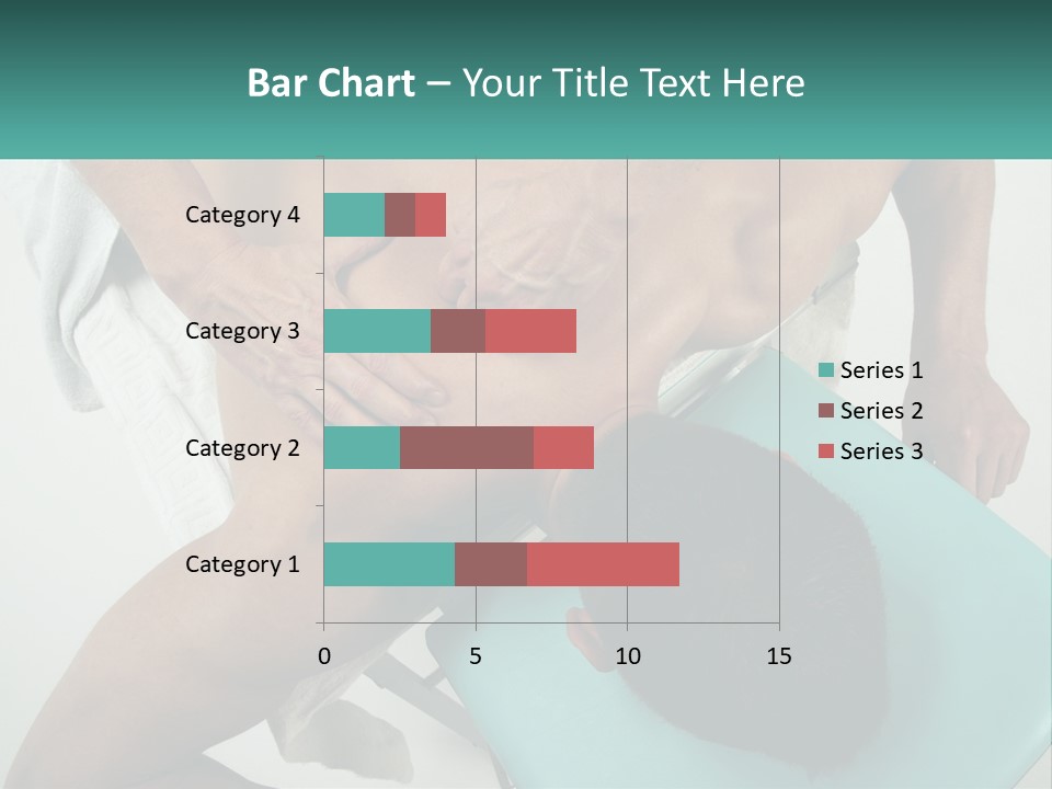 A Man Getting A Back Massage From A Man In A Chair PowerPoint Template