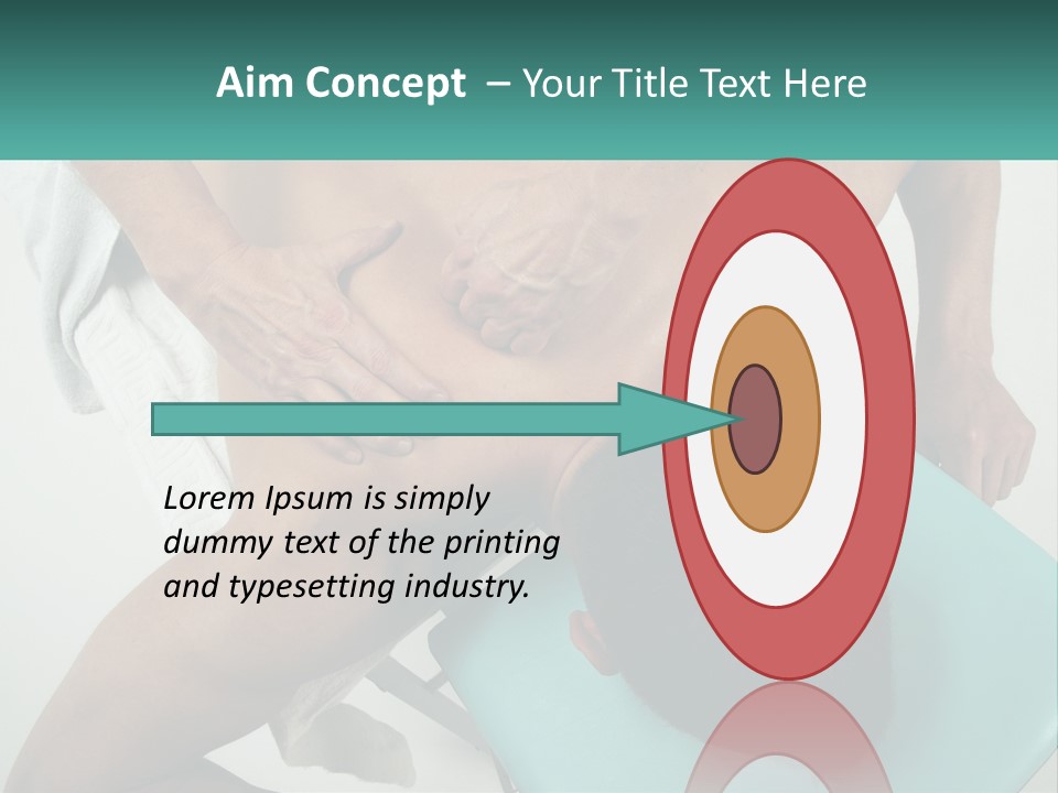 A Man Getting A Back Massage From A Man In A Chair PowerPoint Template