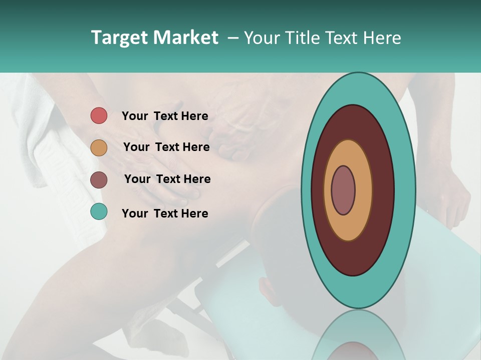 A Man Getting A Back Massage From A Man In A Chair PowerPoint Template