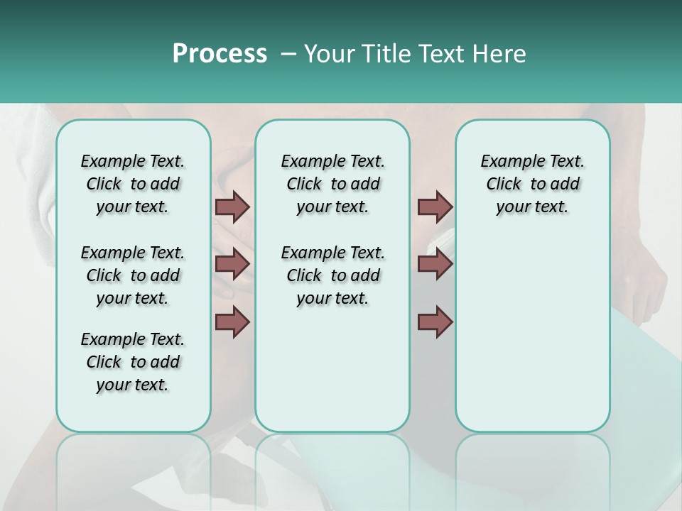 A Man Getting A Back Massage From A Man In A Chair PowerPoint Template