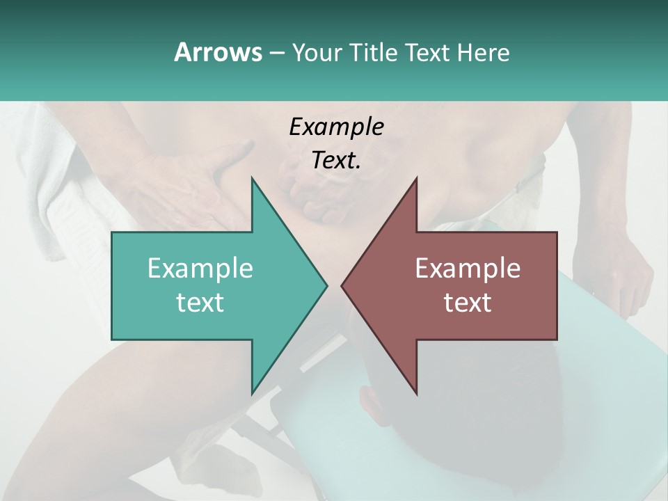 A Man Getting A Back Massage From A Man In A Chair PowerPoint Template