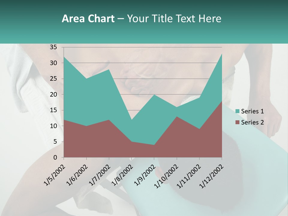 A Man Getting A Back Massage From A Man In A Chair PowerPoint Template