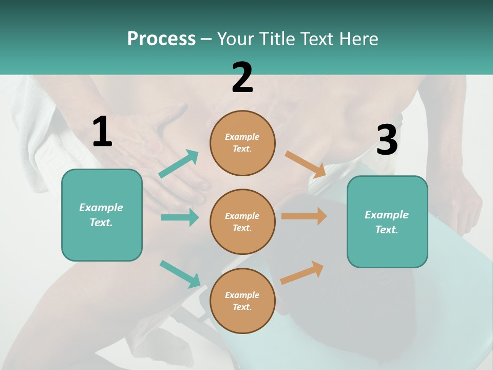 A Man Getting A Back Massage From A Man In A Chair PowerPoint Template